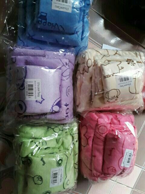 Sét 3 khăn tắm mặt gội 1m kia thái lan