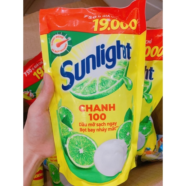 Nước Rửa Chén Sunlight Chanh Bịch 725ml