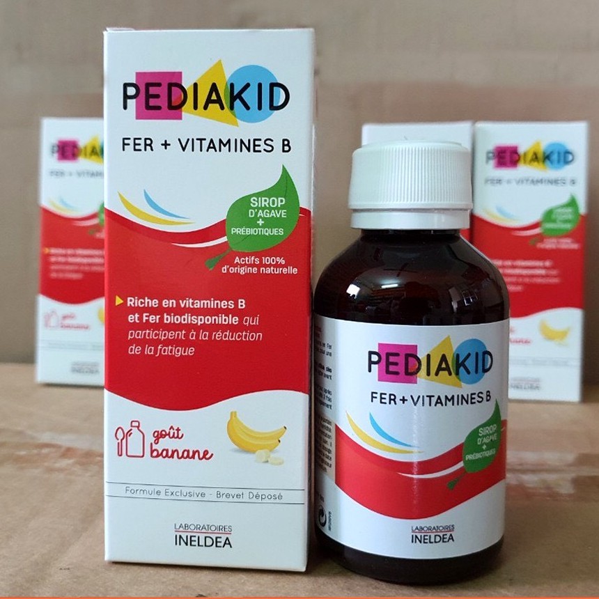 (CHÍNH HÃNG + QUÀ TẶNG) Pediakid - 22 vitamin / Appetit tonus / Sommeil / Sắt Fe + Vitamin B / Immuno Fort - PHÁP