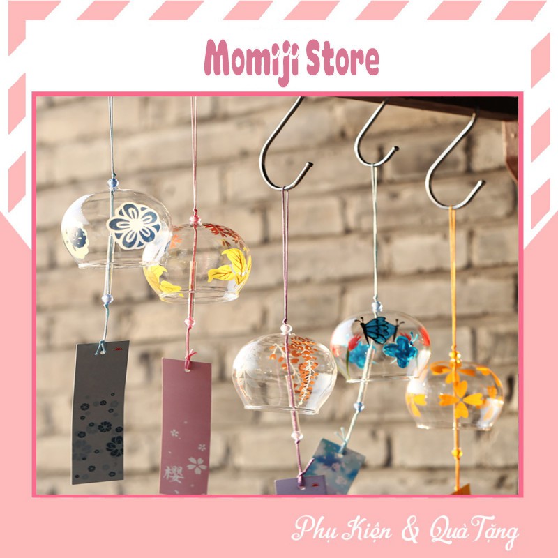 Chuông gió Nhật Bản Furin thủy tinh đẹp giá rẻ Aoba