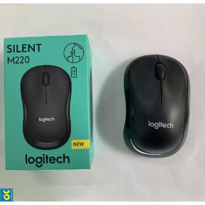 [Mã ELFLASH5 giảm 20K đơn 50K] Chuột không dây Logitech Silent M220 không tiếng ồn