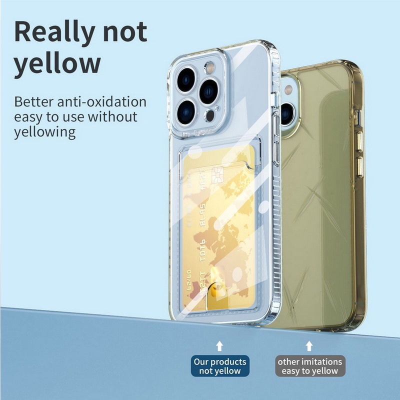 Thời Trang Ốp Điện Thoại tpu Trong Suốt Chống Sốc Có Ngăn Đựng Thẻ Cho samsung galaxy s23 s22 ultra s20 s21 fe plus a54 a14 a34 a24 a05 a05s 4g 5g