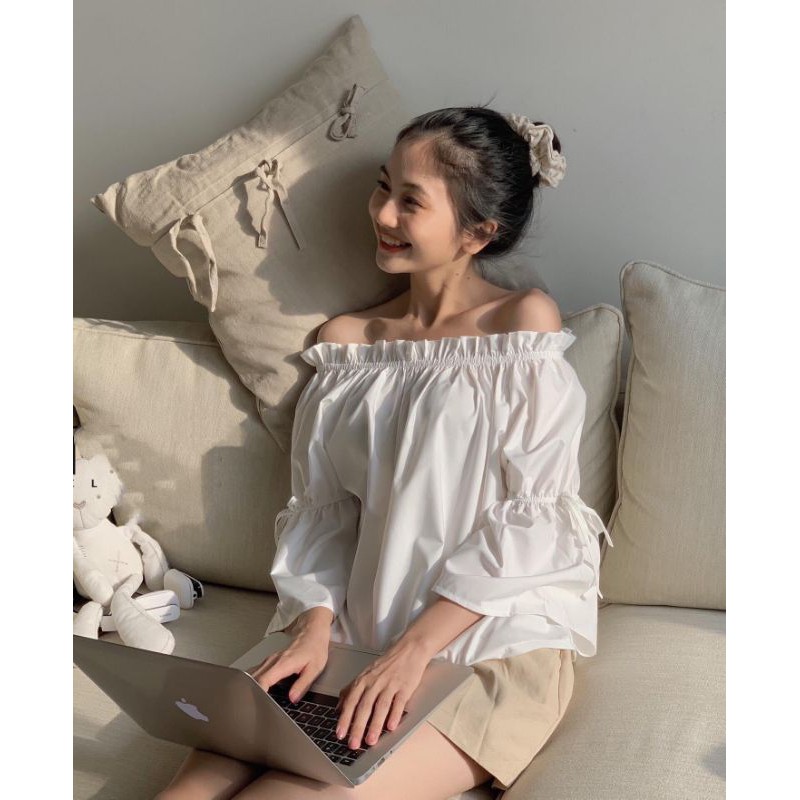 ♥️ÁO KIỂU HỞ VAI DÚN THUN♥️[Mã AK3]