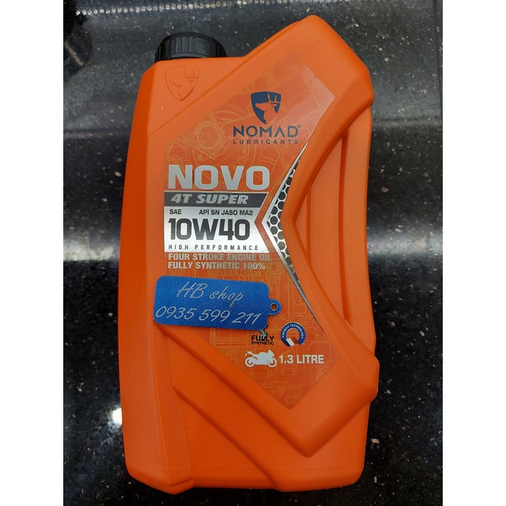 nhớt NOVO NOMAD 1 lít 3 10w40 danh cho raider satria