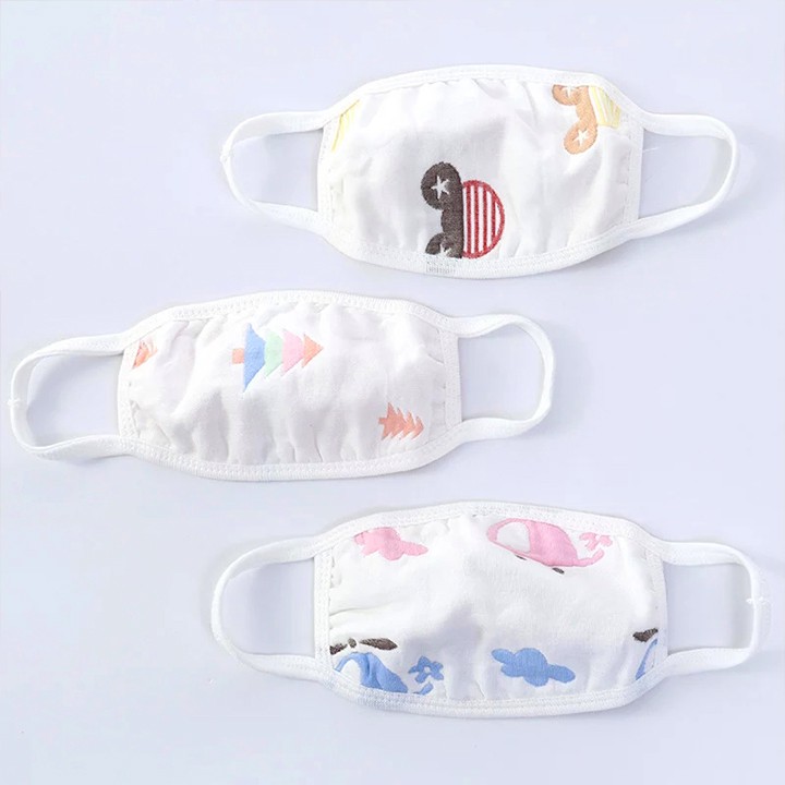 Khẩu trang sợi tre 6 lớp cho bé 1-4 tuổi nhiều màu sắc BBShine– M003 | BigBuy360 - bigbuy360.vn