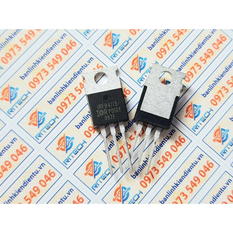 [Combo 2 chiếc] IRFB4115 Mosfet kênh-N 104A-150V kiểu chân cắm TO-220