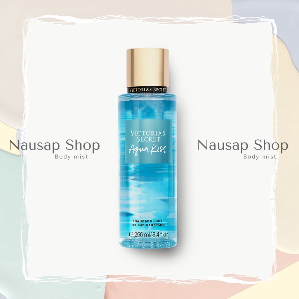 Body Mist 𝗩𝗜𝗖𝗧𝗢𝗥𝗜𝗔'𝗦 𝗦𝗘𝗖𝗥𝗘𝗧 Aqua Kiss 10ml-30ml-50ml-100ml