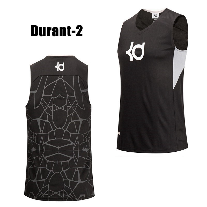 Áo thun bóng rổ cộc tay cổ tròn in chữ kyrie irving & kedurant & Kobe Bryant