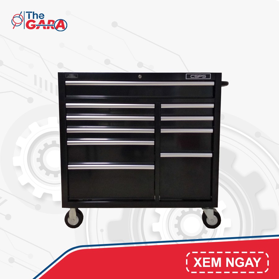 Tủ Đồ Nghề - Tủ Đựng Đồ Nghề 10 Ngăn CSPS - The Gara