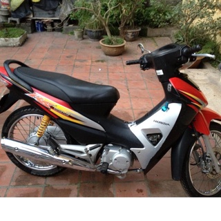 Trọn bộ tem rs theo xe màu đỏ 100