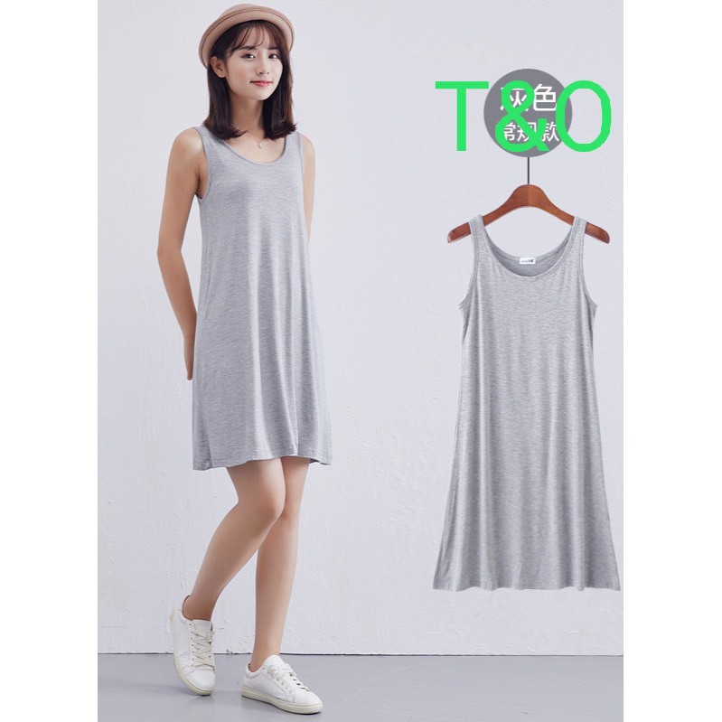 Mới Đầm Maxi Sát Nách Màu Trơn Thiết Kế Thanh Lịch dài 96cm và 82 cm