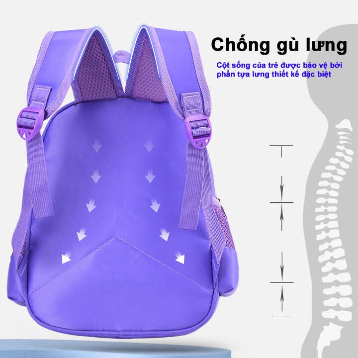 BALO HỌC SINH HÌNH 3D NỔI SIÊU NHẸ VỚI THIẾT KẾ DỄ THƯƠNG - NK298