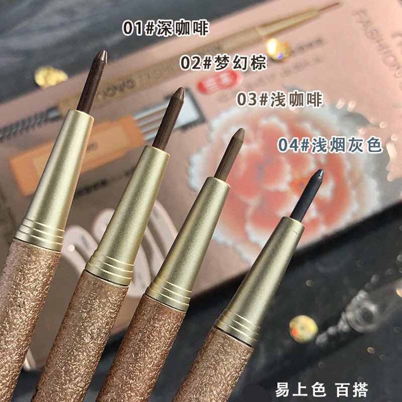 Bút Chì Kẻ Lông Mày NOVO 7 Trong 1 Hai Đầu Kháng Nước NO.5146