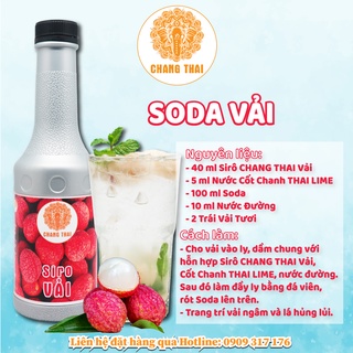 Siro Vải CHANG THAI 1 Lít
