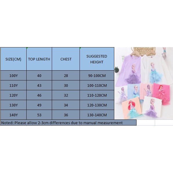 DISNEY Áo Thun Tay Dài In Hình Công Chúa Elsa Frozen 3D Dành Cho Bé Gái