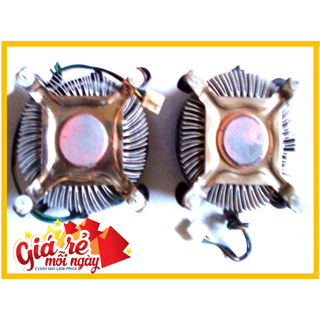Quạt Fan CPU tản nhiệt socket 1150/1151/115x/775/AMD nhôm đồng cho main H61 H81
