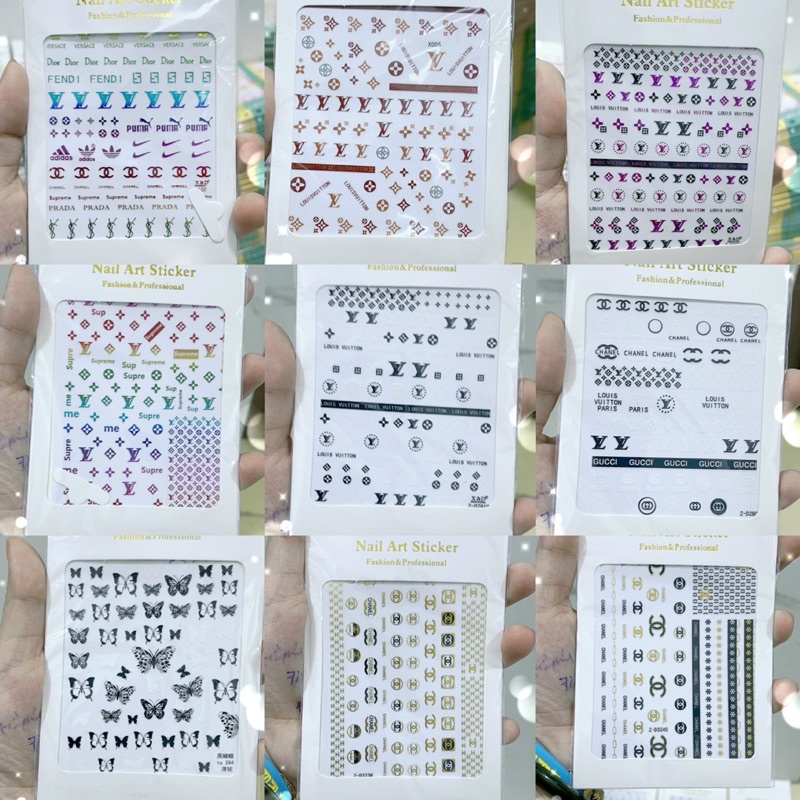 Sticker trang trí móng mua 10 tặng 1 - LanChiNail
