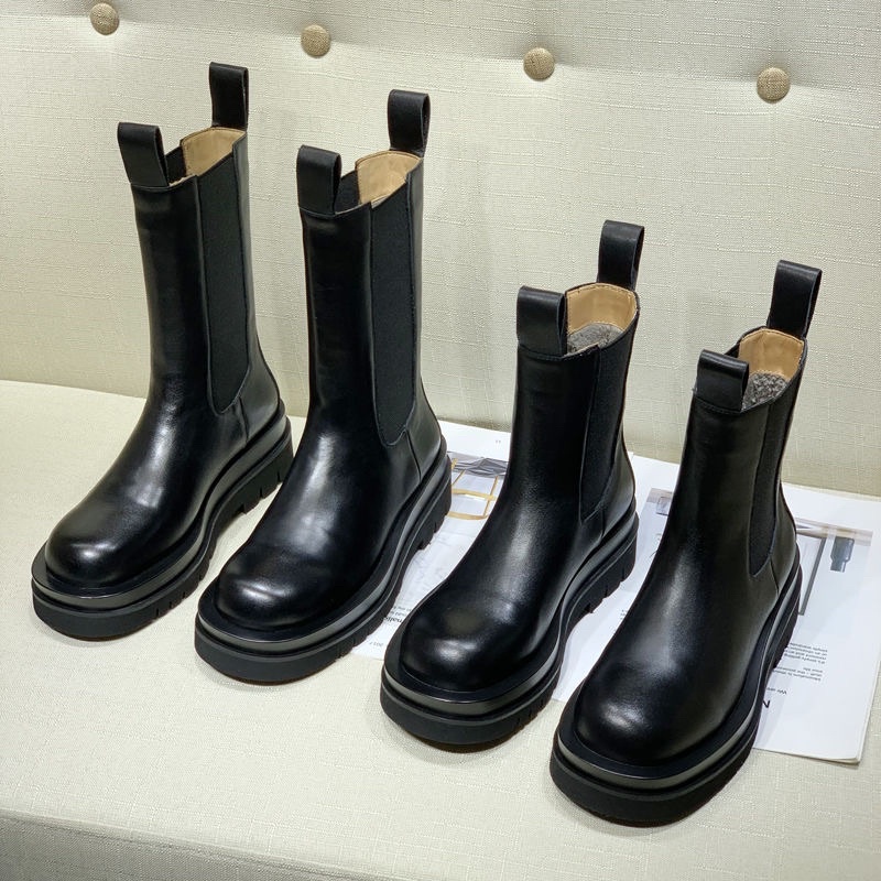 Boot nữ ulzzang không dây cổ vừa siêu cá tính