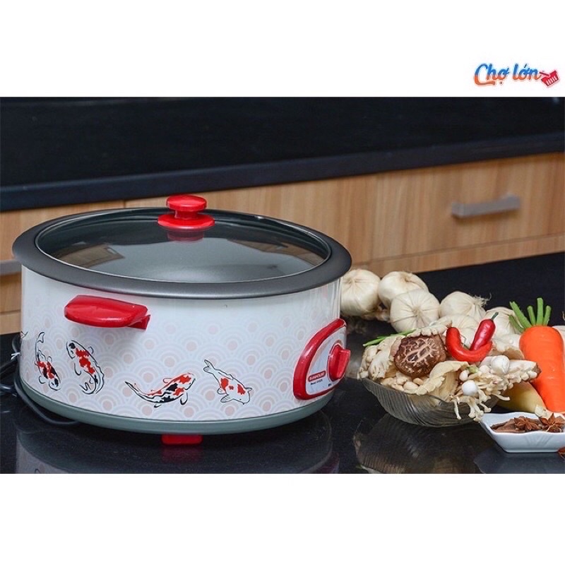 Lẩu điện Sunhouse đa năng SH525L- HÀNG CHÍNH HÃNG BẢO HÀNH 12 THÁNG