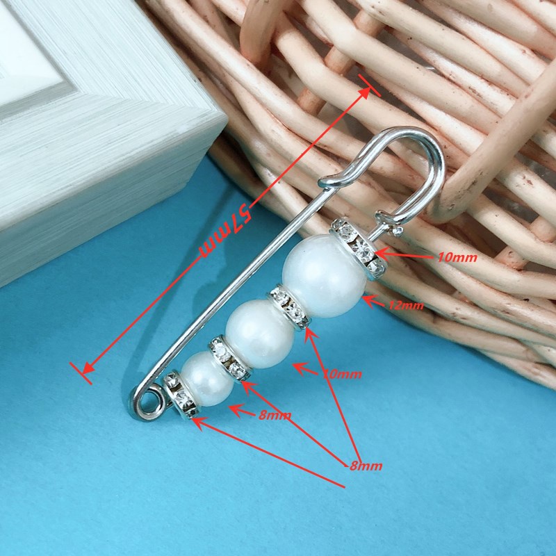Ghim cài quần bị rộng iLita khuy móc gài bóp eo lưng quần áo jean đính ngọc sang chảnh phong cách Hàn Quốc