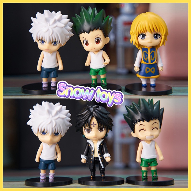 Mô hình Hunter X Hunter - Thợ săn HXH - Gon Killua Kurapika Kuroro Lucifer - Cao 9,5~11cm