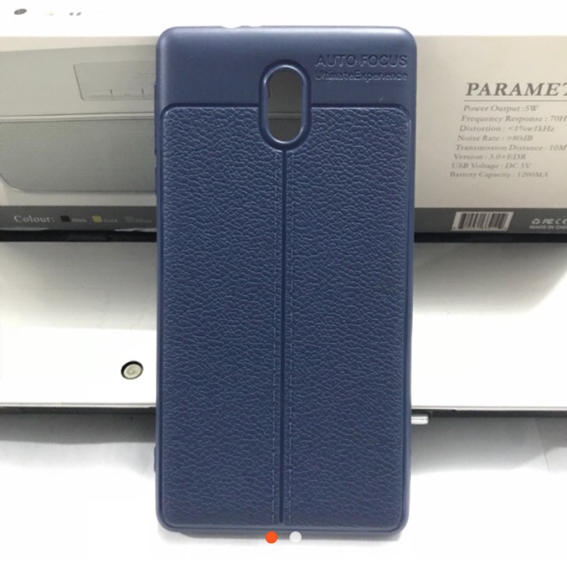 Ốp autu focus giả da cho nokia 3