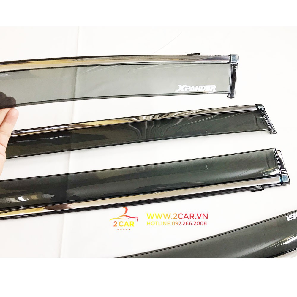 [Mã LIFEAU5SALE giảm 20k đơn 50k] Vè che mưa xe Mitsubishi Xpander 2018- 2021 chỉ mạ Crom cao cấp