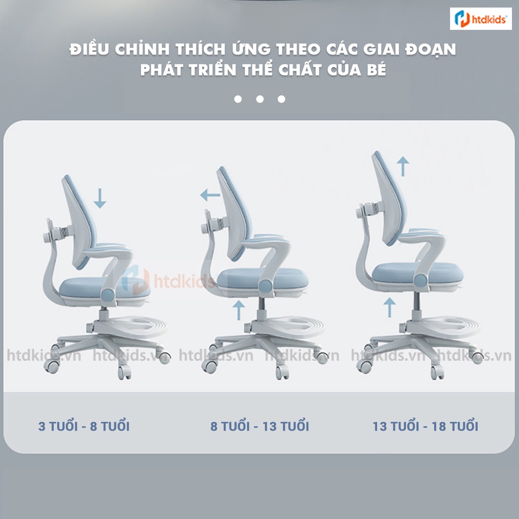 [Tặng bọc ghế + Đai chống gù ] Ghế chống gù cho trẻ em nhập khẩu | Chính hãng BABUNUO - HTD