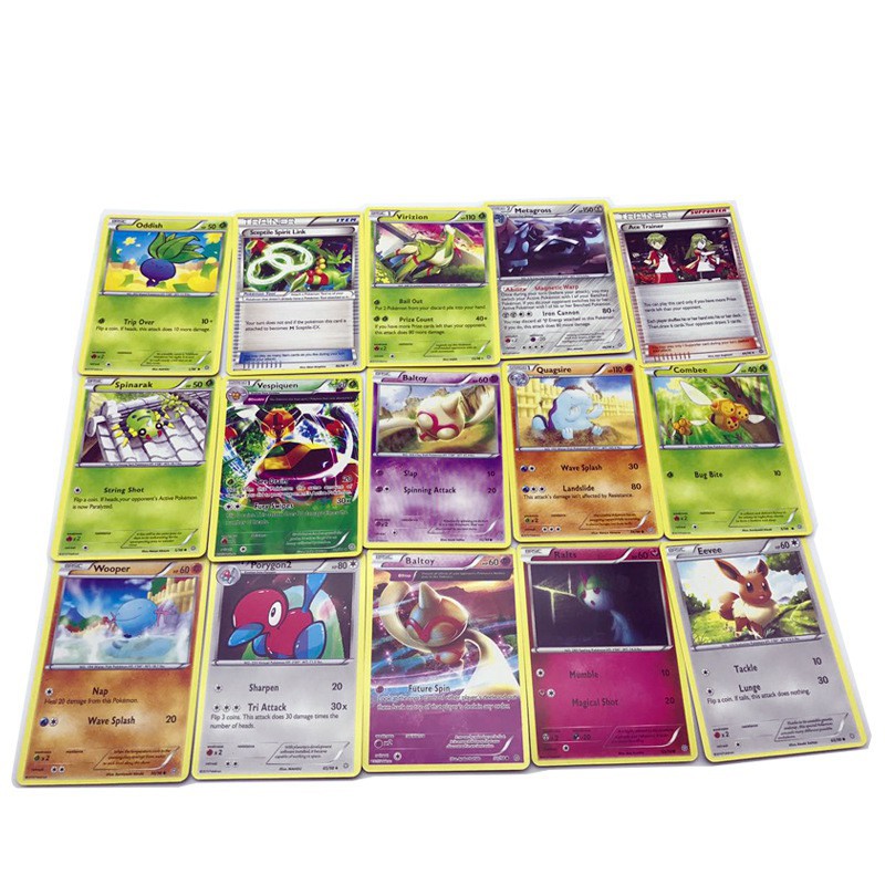 Bộ 324 thẻ Pokemon TCG bài game phong cách tùy chọn cá tính