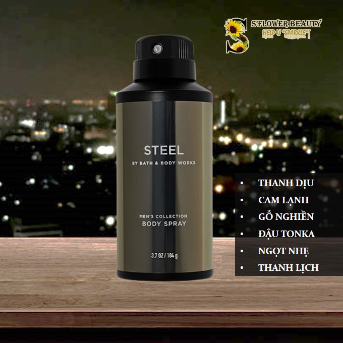 [Auth - BST For Men] Xịt Thơm Toàn Thân Cho Nam Bath & Body Works Body Spray | Thế Giới Skin Care