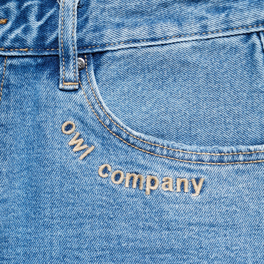 OWL BRAND® Quần Jeans Slim Fit Xanh Nhạt - OWL281020-3