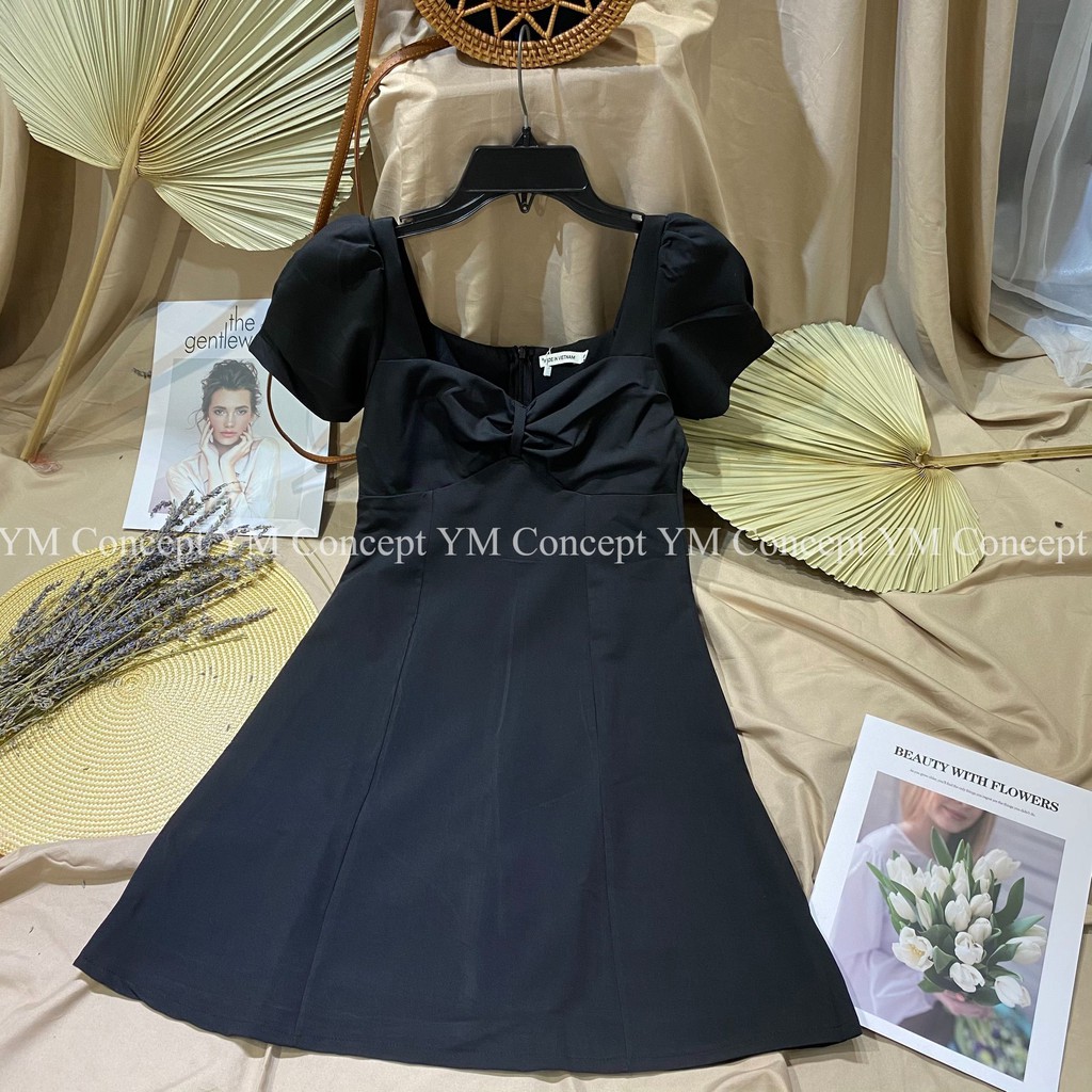 Đầm Chíp Ngực 3 màu - D0356