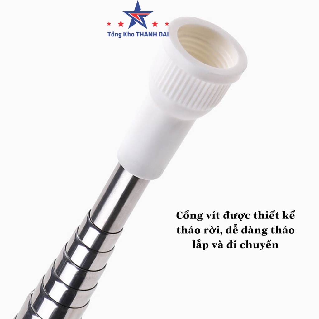 Chổi quét trần nhà quét bụi mạng nhện tiện lợi dài 2m8 Quét Trần Lau Bụi có cán điều chỉnh độ dài và xoay 360 độ dài