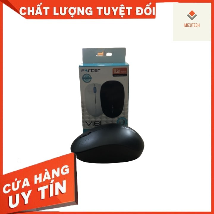 Chuột không dây Forter v181 màu đen