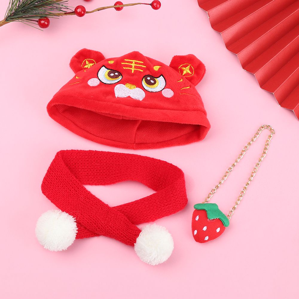 NIUYOU Dolls Clothing Tang Costume New year's Red Clothes Matching DIY Accessories