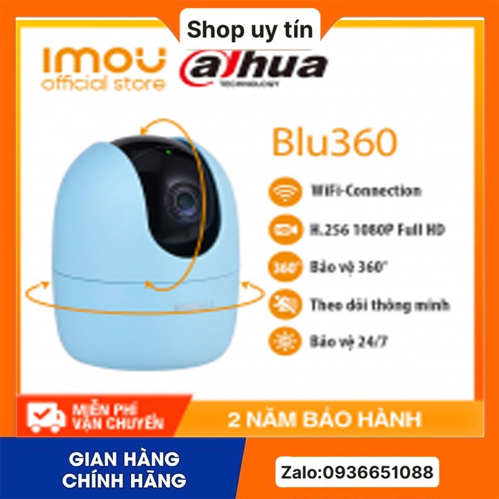 Camera Wifi IMOU Trong Nhà A22EP 2M 1080P, A42P 4M 2K, A43P Ranger 2 SE, Xoay 360, Ngoài trời F22P-D,F22FP