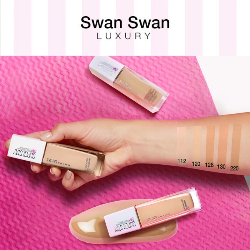 Kem Chống Nắng Make Up Nền Maybelline Superstay 30ml
