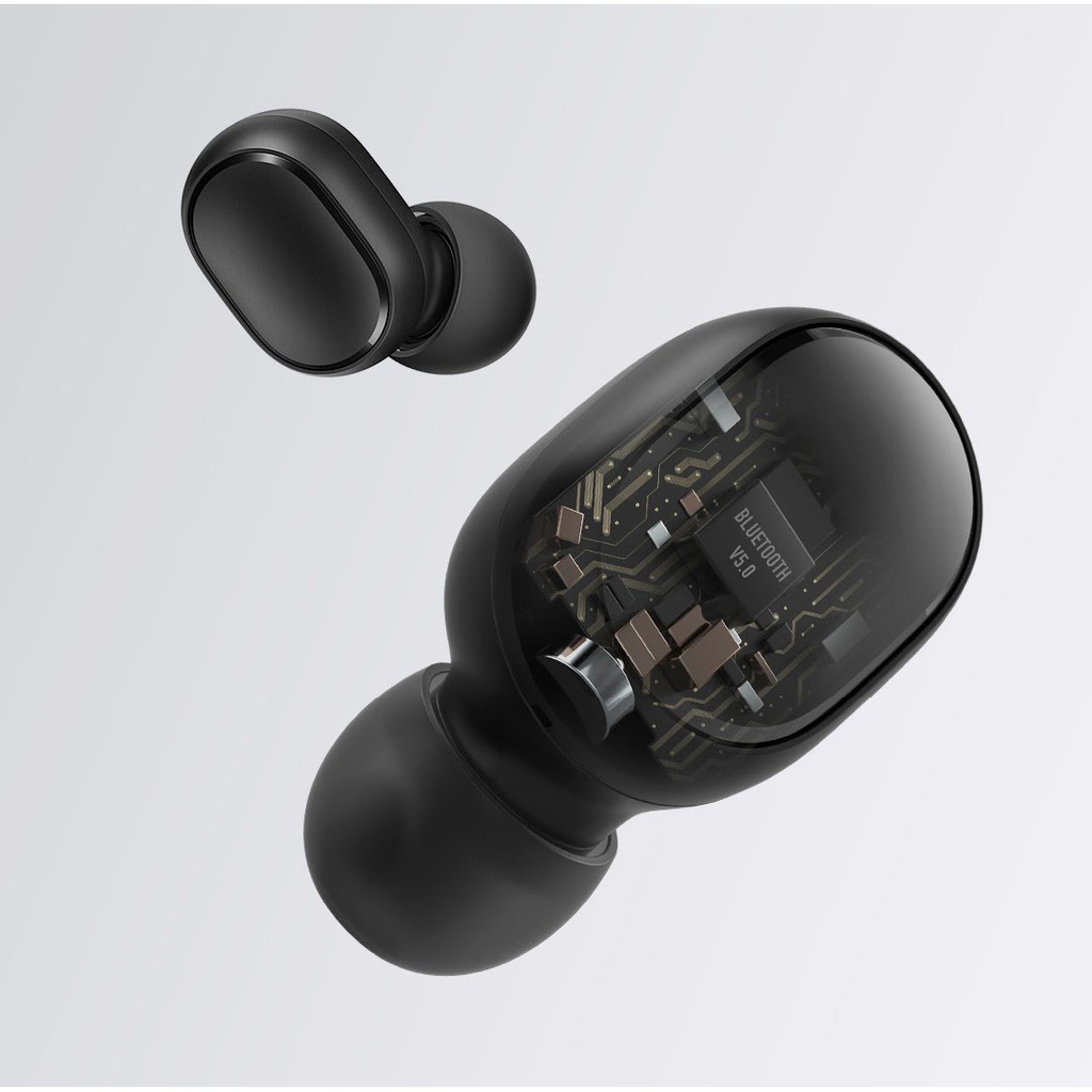Tai Nghe Blutooth AirDots Redmi2 Đen True Wireless Công Nghệ 5.0 Kèm Đốc Sạc