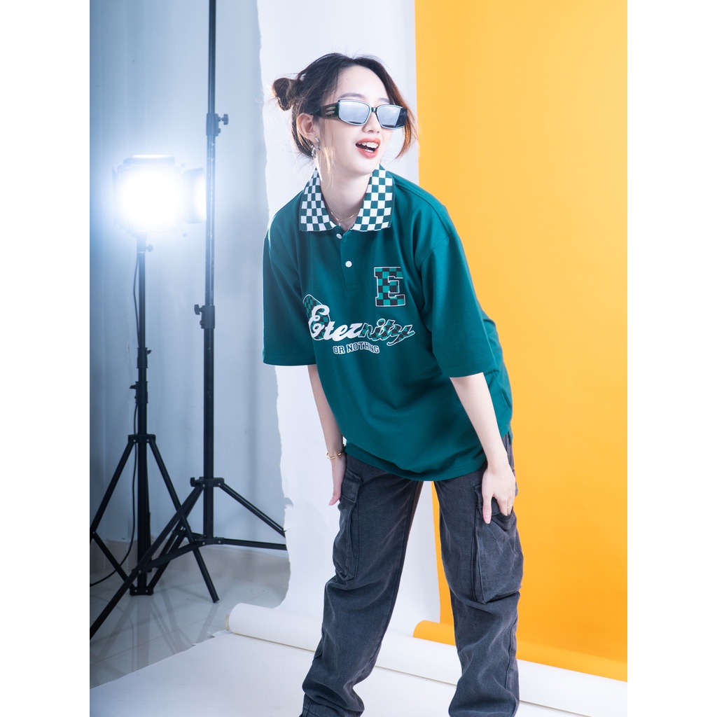 ÁO POLO GOAL / Áo POLO Eternity nam nữ form rộng thời trang chính hãng