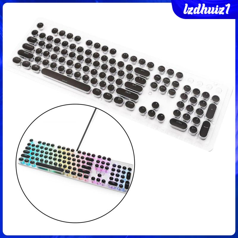 Bàn Phím Tròn 108 Phím Bằng PBT Phong Cách Cổ Điển Tiện Dụng Chơi Game