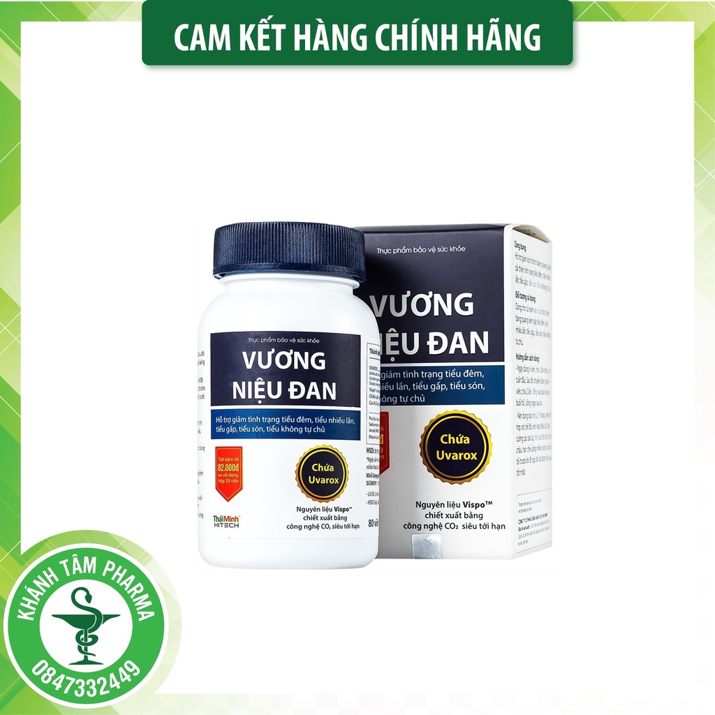 Vương Niệu Đan, giúp cải thiện tình trạng tiểu đêm, tiểu nhiều lần