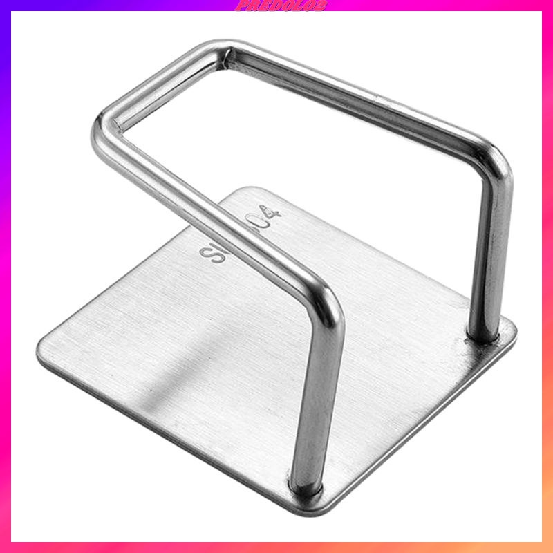 Kitchen Sponge Holder Kitchen Bathroom Sundries Organizers Brush Drainer Silver
