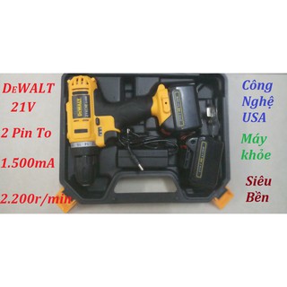 Máy khoan Pin DeWalt-21v