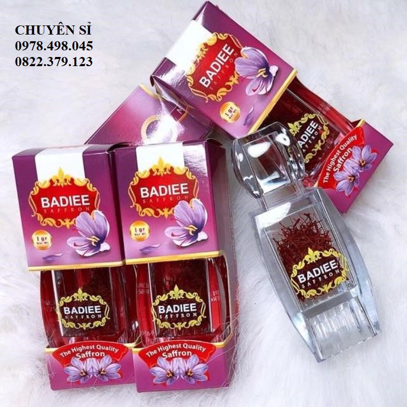 1gr Saffron Negin Iran chính hãng thương hiệu Badiee