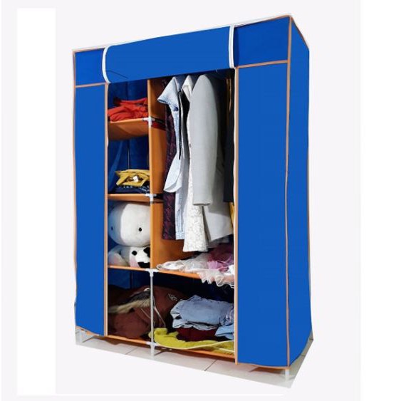 Tủ Quần Áo 2 Buồng 6 Ngăn Tiện Lợi Cao 170cm Chất Lượng Cao Chắc Chắn, Vững Chãi Hàng Chính Hãng Amalife