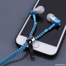 Tai nghe kéo khóa chống rối dây zipper -DC1215