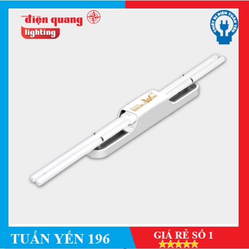 FREE SHIP Bộ đèn Led Doublewing Điện Quang ĐQ Thủy Tinh 12x2, 18x2 Hàng Chính Hãng