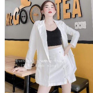 Set vest 3 món chân váy (còn đỏ)