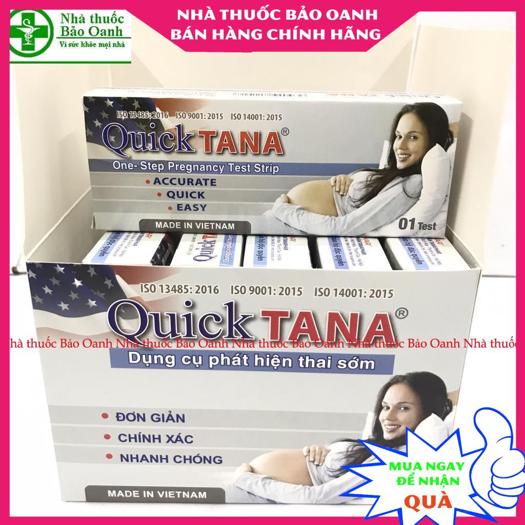 Que thử thai Quick TANA - Luôn che tên sản phẩm khi giao hàng - test thai cho kết quả sớm và chính xác sau 10 ngày