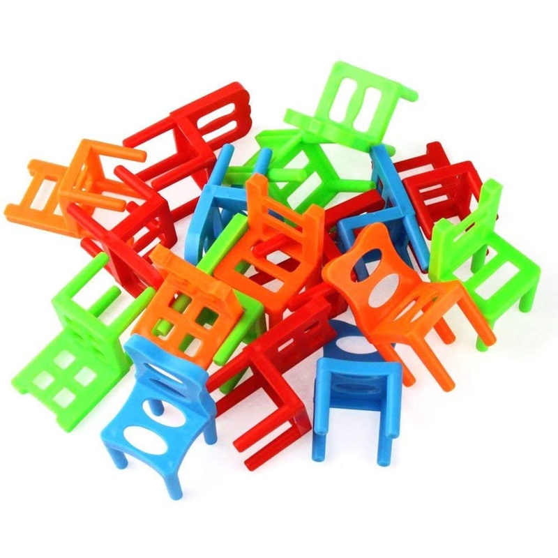 Bộ Đồ Chơi Xếp Tháp Cân Bằng Kỹ Năng 18 Món Độc Đáo Trang Trí Bàn Tiệc Gia Đình